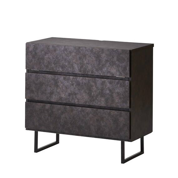 セラミック柄AVチェスト (幅80cm DBR) 1枚目画像