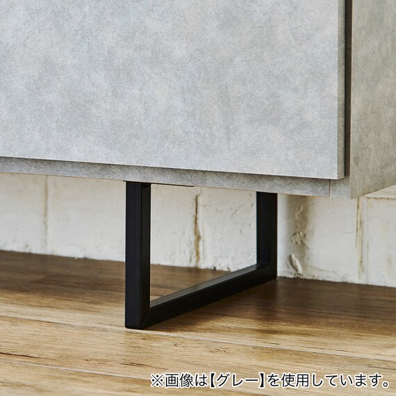 セラミック柄AVチェスト (幅80cm DBR) 3枚目画像