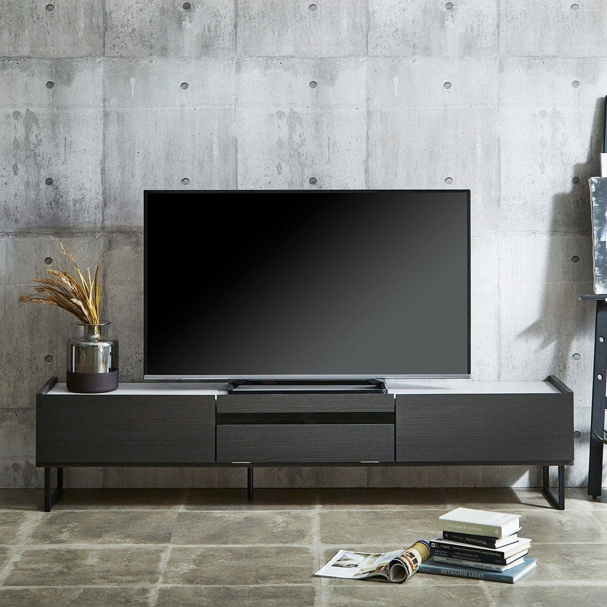 モノトーンローボード (幅179cm BK) | ニトリネット【公式】 家具