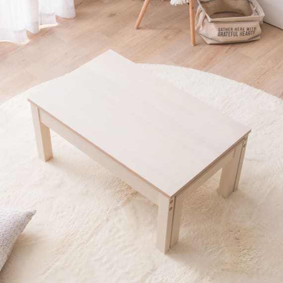 幅が自在に変えられる伸長式テーブル(幅80-140cm RP WW) 2枚目画像