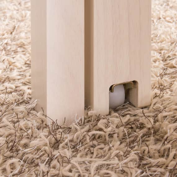 幅が自在に変えられる伸長式テーブル(幅80-140cm RP WW) 6枚目画像