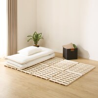 ダブル 4つ折り桐すのこベッド(CP4)