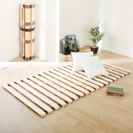 丸めてしまえるロール式ヒノキすのこベッド(COR)