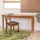 天然木スリムデスク(幅150cm GRC WN) 1枚目画像