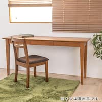 天然木スリムデスク(幅150cm GRC WN)