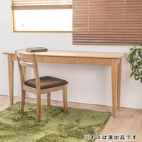 天然木スリムデスク(幅150cm GRC NA)