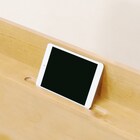 ダブル 頑丈こぼれ止め棚付きベッドフレーム(NA) 4枚目画像