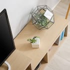 奥行き30cm伸長式テレビ台 (幅75-135cm OAK) 6枚目画像