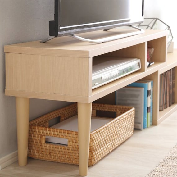 奥行き30cm伸長式テレビ台 (幅75-135cm OAK) 11枚目画像