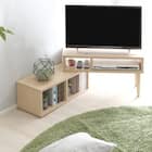奥行き30cm伸長式テレビ台 (幅75-135cm OAK) 14枚目画像