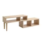 奥行き30cm伸長式テレビ台 (幅75-135cm OAK) 17枚目画像