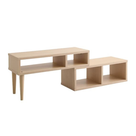 奥行き30cm伸長式テレビ台 (幅75-135cm OAK) 17枚目画像