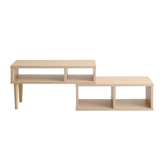 奥行き30cm伸長式テレビ台 (幅75-135cm OAK) 18枚目画像