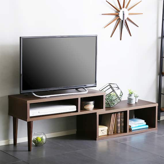 奥行き30cm伸長式テレビ台 (幅75-135cm WAL) 1枚目画像