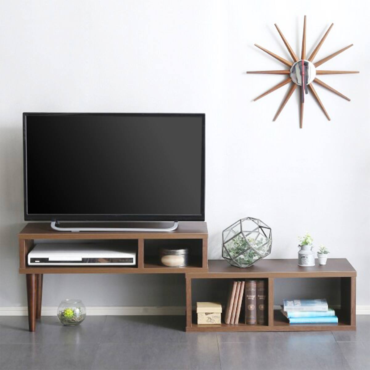 奥行き30cm伸長式テレビ台 (幅75-135cm WAL) | ニトリネット【公式