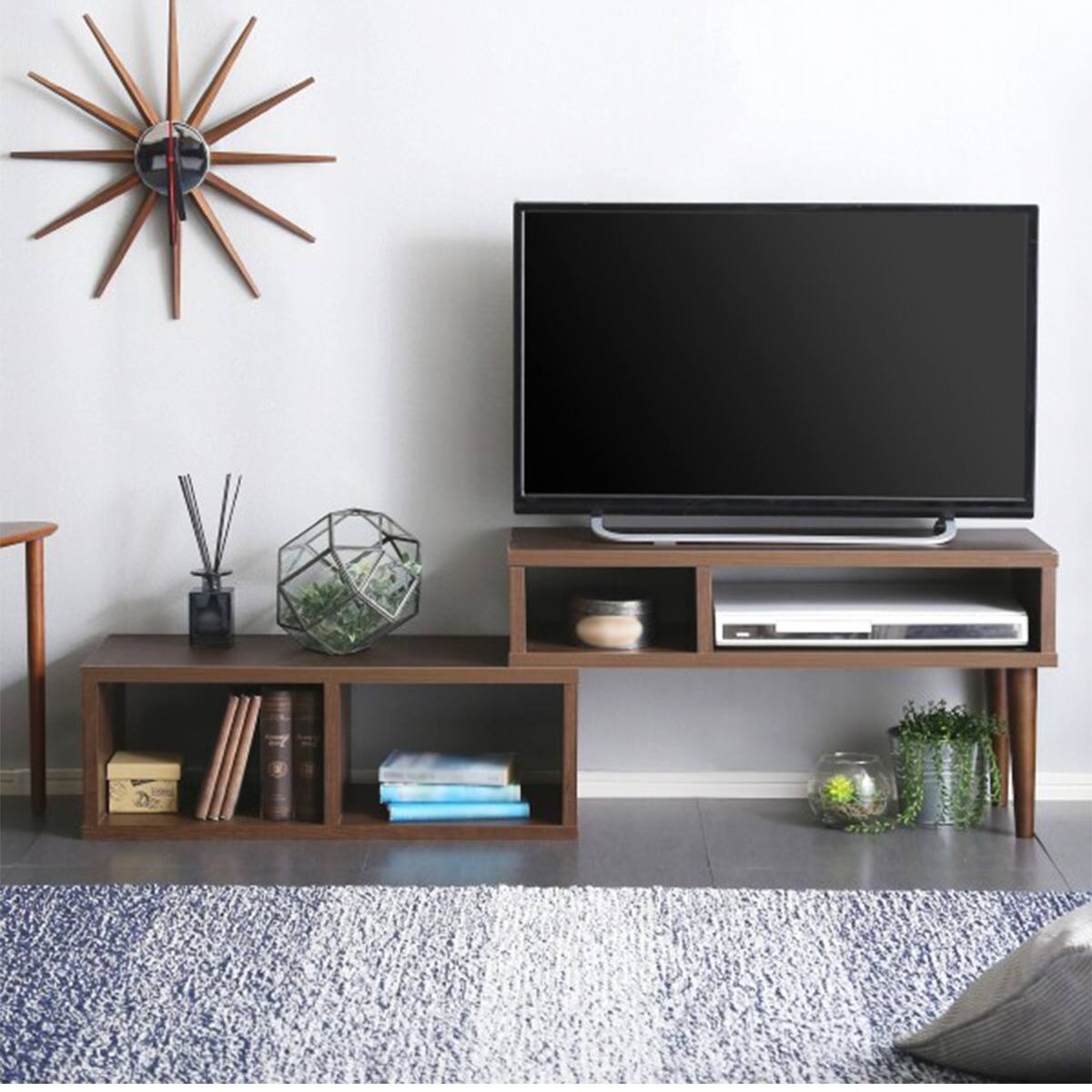 奥行き30cm伸長式テレビ台 (幅75-135cm WAL) | ニトリネット【公式