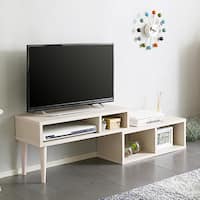 奥行き30cm伸長式テレビ台 (幅75-135cm WW)