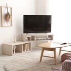 奥行き30cm伸長式テレビ台 (幅75-135cm WW) 2枚目画像