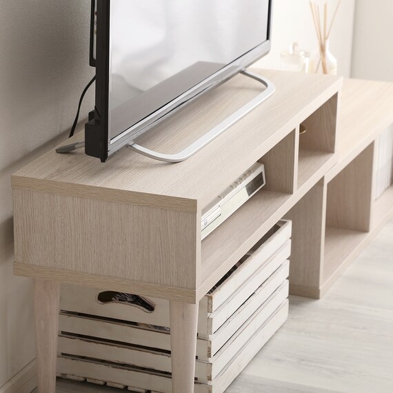 奥行き30cm伸長式テレビ台 (幅75-135cm WW) 3枚目画像