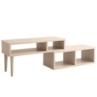 奥行き30cm伸長式テレビ台 (幅75-135cm WW) 11枚目画像