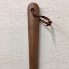 立ったまま使える天然木ロング靴べら 75cm (ブラウン) 6枚目画像