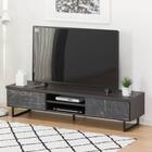 高級感のある大理石調テレビ台 (BK) 1枚目画像