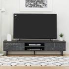 高級感のある大理石調テレビ台 (BK) 2枚目画像