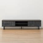高級感のある大理石調テレビ台 (BK) 4枚目画像