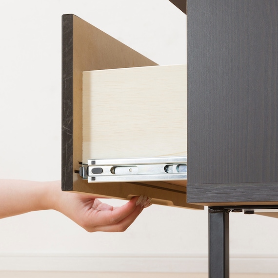 高級感のある大理石調テレビ台 (BK) 13枚目画像