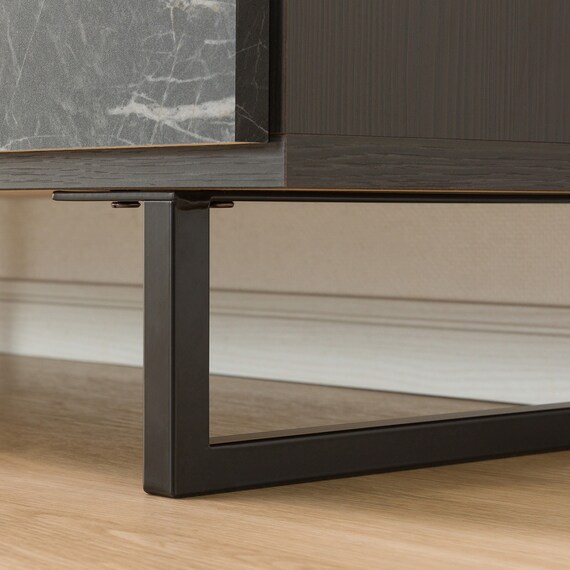 高級感のある大理石調テレビ台 (BK) 15枚目画像