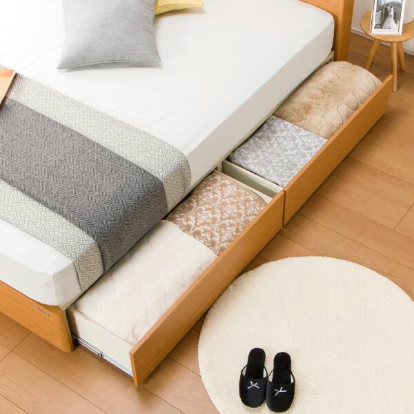 ベッドフレーム(S Sキャビ 引出し有) | ニトリネット【公式】 家具