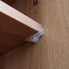 組み合わせ自由 キッチン壁面収納 (オープン+キャビネット LBR)) 8枚目画像