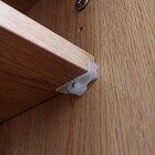 組み合わせ自由 キッチン壁面収納 (オープン+引出し LBR) 5枚目画像