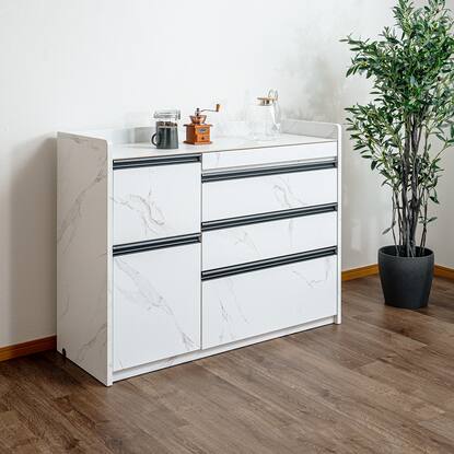 セラミック天板 両面カウンター 幅120cm (WH)通販 | ニトリネット  