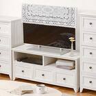 大人可愛いホワイトシャビーテレビ台 (ローボード 幅94cm) 1枚目画像