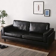 3人掛けソファ 合皮タイプ (3P PVCソファ)