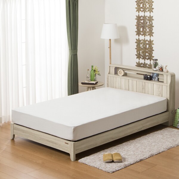 本物新品保証】 132009 ベッドフレーム［D］ ダブルベッド - education