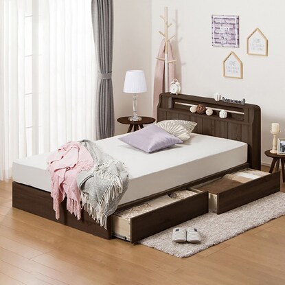 アンティーク調木目ベッドフレーム 引出し有 通販 ニトリネット 公式 家具 インテリア通販 アンティーク調木目ベッドフレーム 引出し有 通販 ニトリネット 公式 家具 インテリア通販