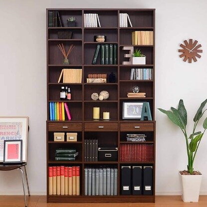引き出し付きハイタイプ壁面収納 1 Br 通販 ニトリネット 公式 家具 インテリア通販