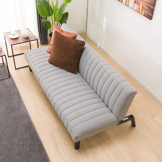 ソファベッド 布張りタイプ (GS-SP LGY) 4枚目画像