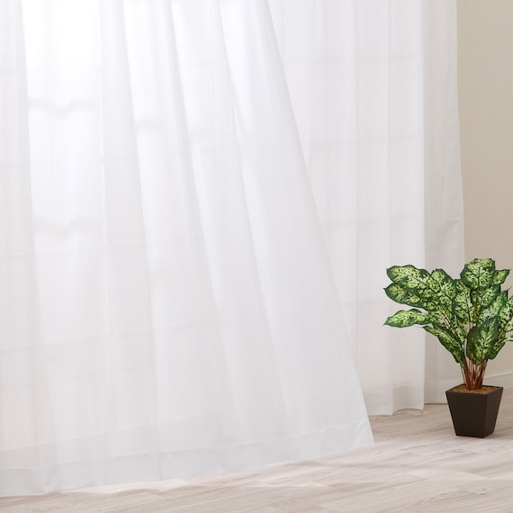 遮熱・保温・光触媒・ミラー156サイズレースカーテン 2817(WH 100×218×2) 1枚目画像