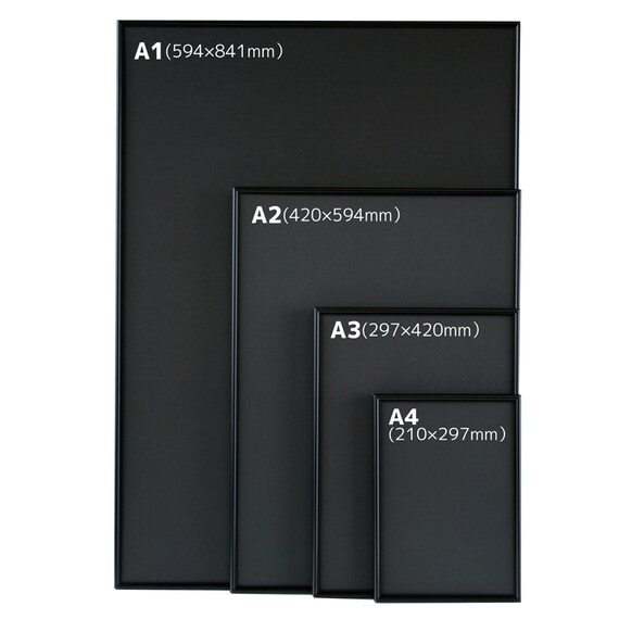 アルミフレーム シェイプ 半切(ホワイト) 6枚目画像