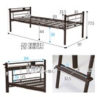 カーテンが付けられる ロフトベッド(ハイ DBR) 19枚目画像