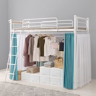 カーテンが付けられる ロフトベッド