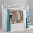 カーテンが付けられる ロフトベッド(スーパーハイ WH) 1枚目画像