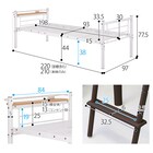 カーテンが付けられる ロフトベッド(スーパーハイ WH) 19枚目画像