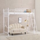 カーテンが付けられる プリンセスロフトベッド(ハイ) 1枚目画像