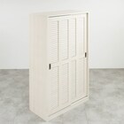 高さ200cm大容量ワードローブ (幅120cm TMG WH) 1枚目画像