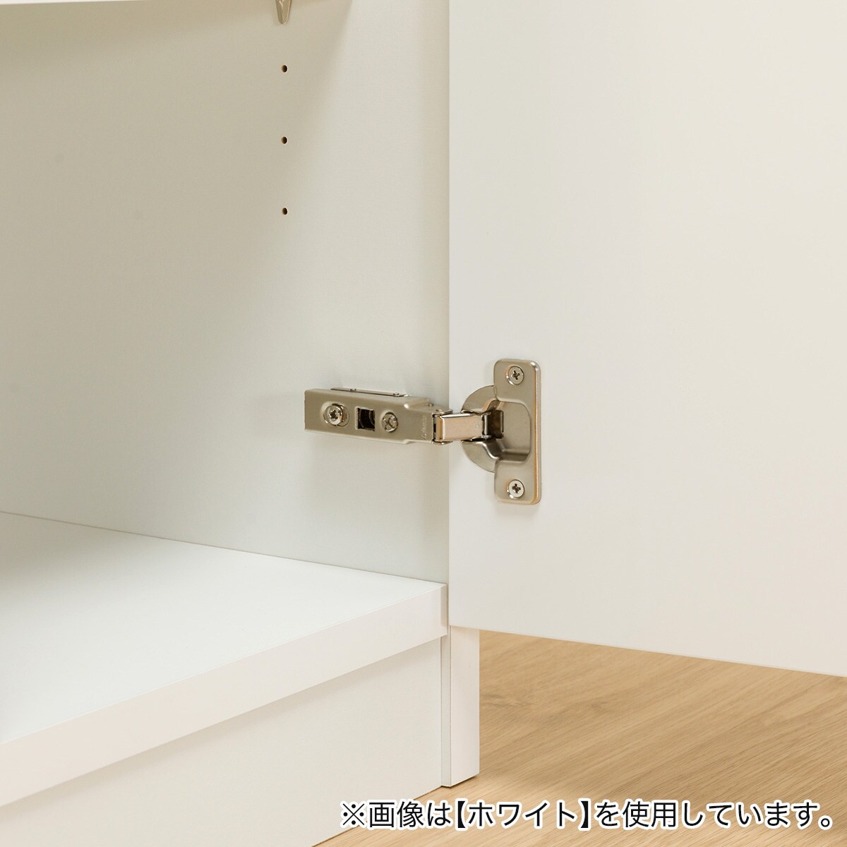 扉タイプ] 幅1cm単位で選べる2面オープン隙間収納 (左オープン