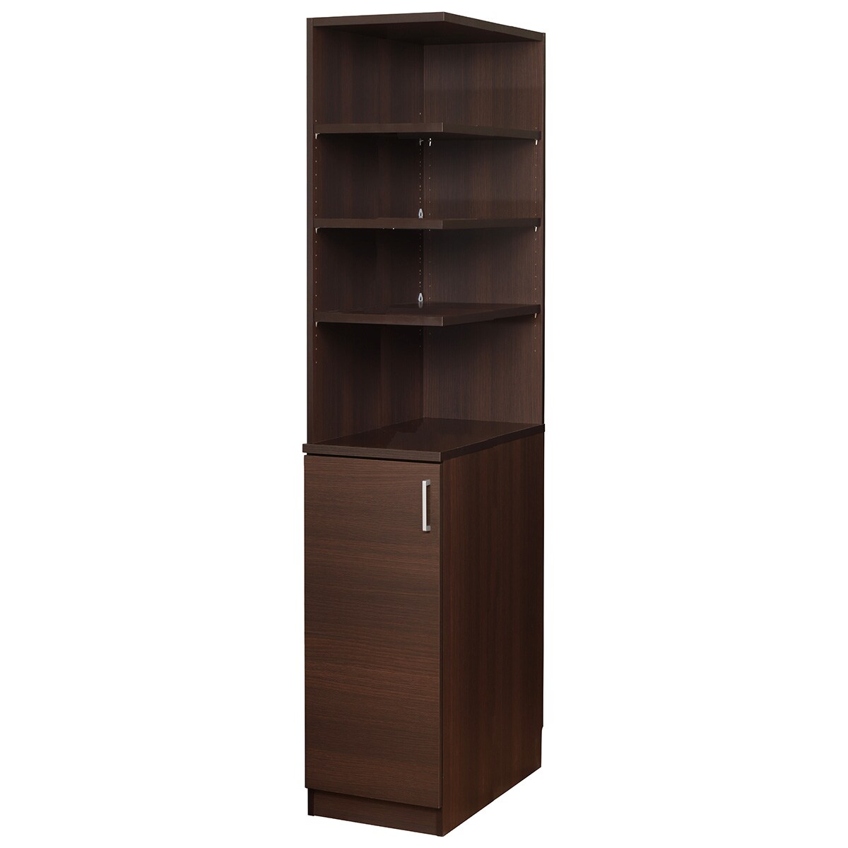 扉タイプ] 幅1cm単位で選べる2面オープン隙間収納 (右オープン/左開き